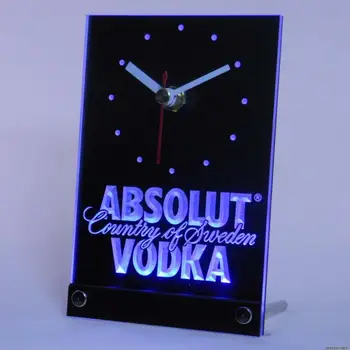 

tnc0475 Absoult Vodka Sweden Bar 3D LED Table Desk Clock