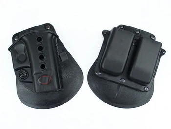 

For GLOCK 17/19 RH Pistol & Magazine Paddle Holster Military Pistol G17