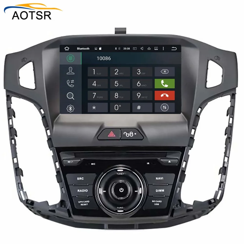 Flash Deal IPS Screen Android 8.0 Car DVD Multimedia player head unit for Ford Focus 2012 - 2018 with GPS navigation Radio stereo 4+32G BT 4