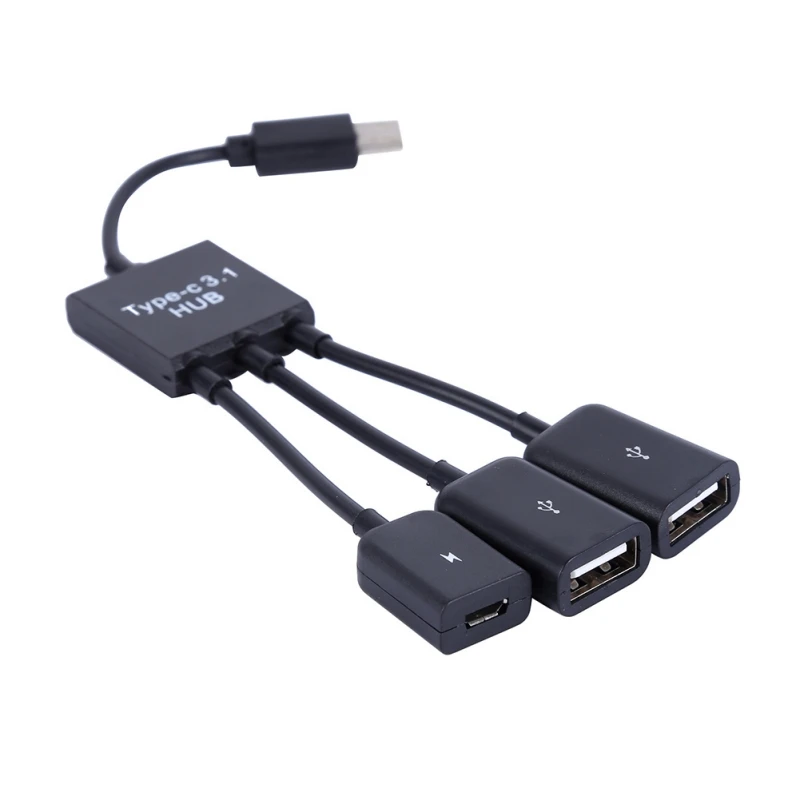 USB 2,0 и разъемом типа «мама» зарядный кабель 15 см Тип usb C 3,1 Мужской Двойной 2 Порты и разъёмы концентратор с кабелями 1 до 3 шнурку или Y сплиттер кабели