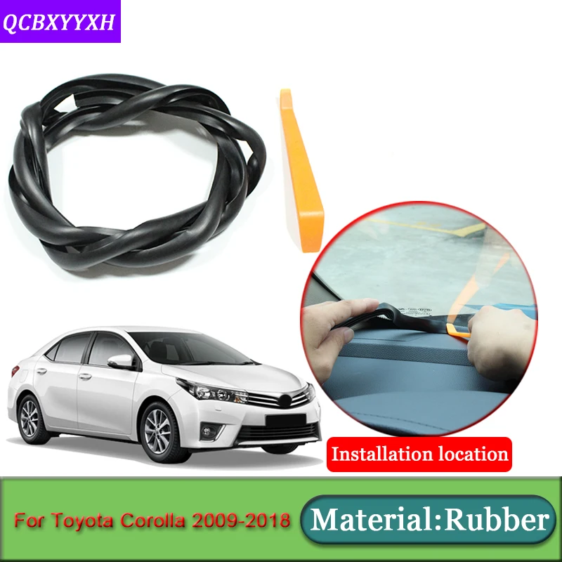 Автомобильный Стайлинг для Toyota Corolla 2009-2018 противоскользящие пылезащитные ленты