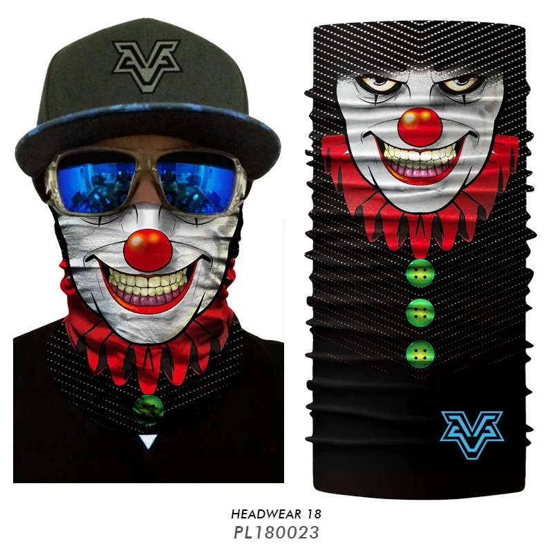 Спортивные банданы для велоспорта, рыбалки, волшебный шарф, повязка на голову, грелка для шеи, маска для лица, головной убор, 3D бандана для пешего туризма - Цвет: PL180023