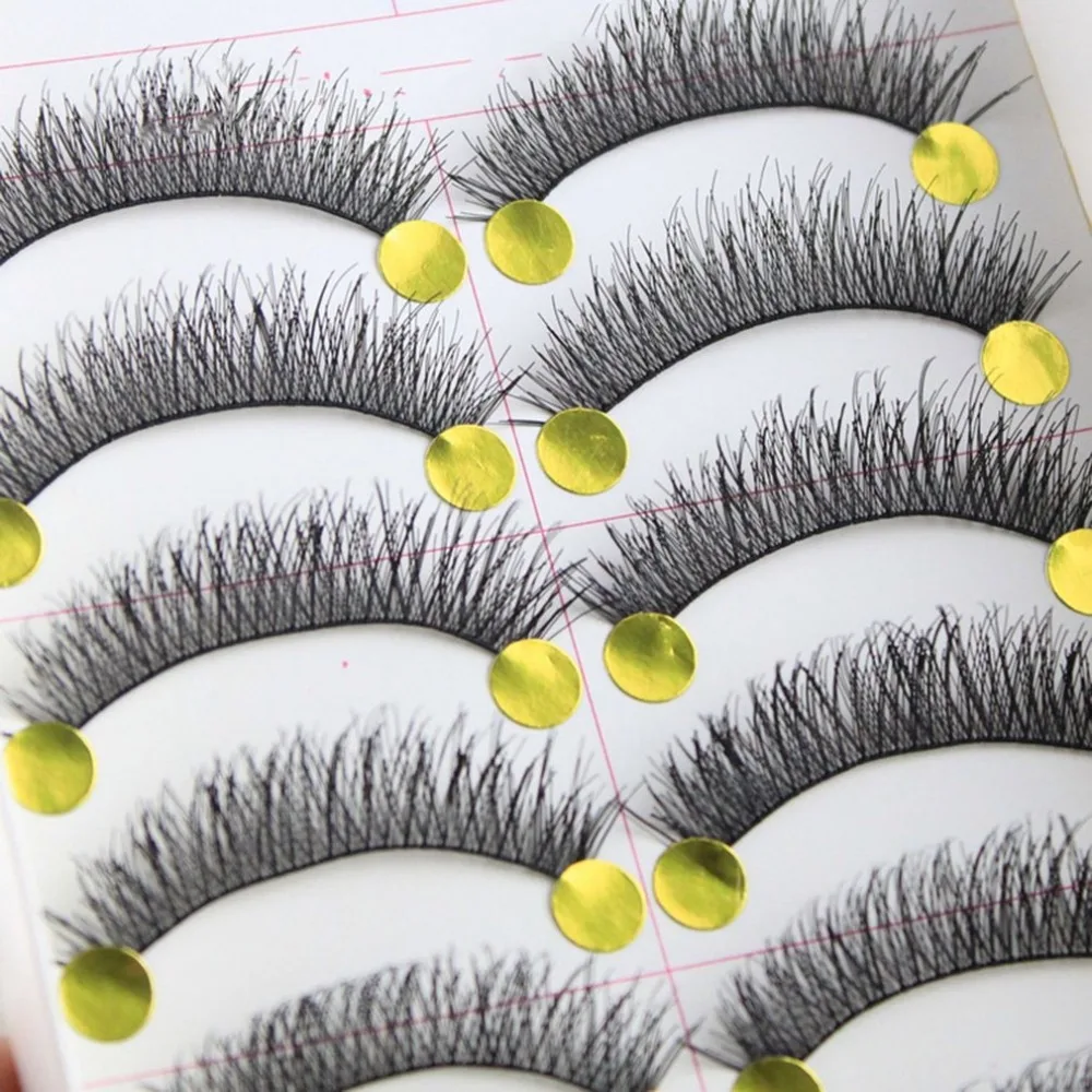 

Taiwan handmade false eyelashes Eyelashes Cotton stems / black stems