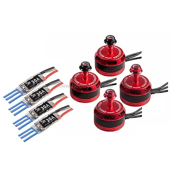 

RJX part RJX1019 FPV Drone Brushless Motor 2205 KV2600 & 30A ESC X4 For FPV multirotor aircrafts