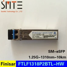 Finisar FTLF1318P2BTL-HW 1.25G-1310nm-10km-SM-eSFP волоконно-оптический трансивер