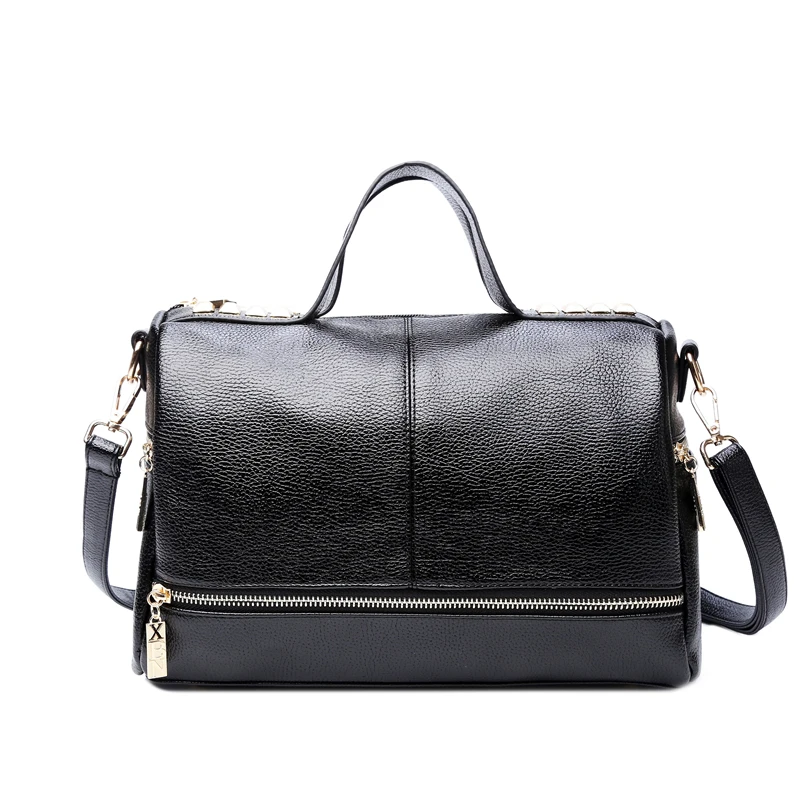 Tinkin New Arrival Femal Handbag Retro Motorcycle Messenger Bag Rivet