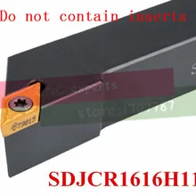 SDJCR1616H11 16*16 мм металлический токарный станок режущие инструменты Токарный станок токарные инструменты с ЧПУ держатель внешнего токарного инструмента s-типа SDJCR/L