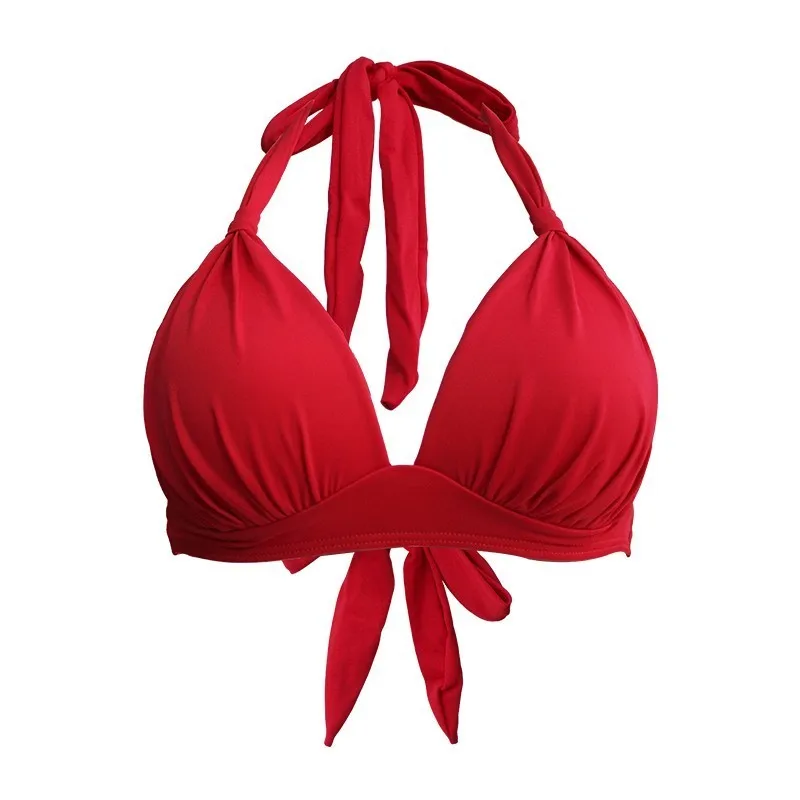 

2019 New Sexy Bra Big Cup Bandage Bikinis Mujer Tops Underwear Swimwear Women Swimsuit Bathing Beachwear Swimming Suit Biquini