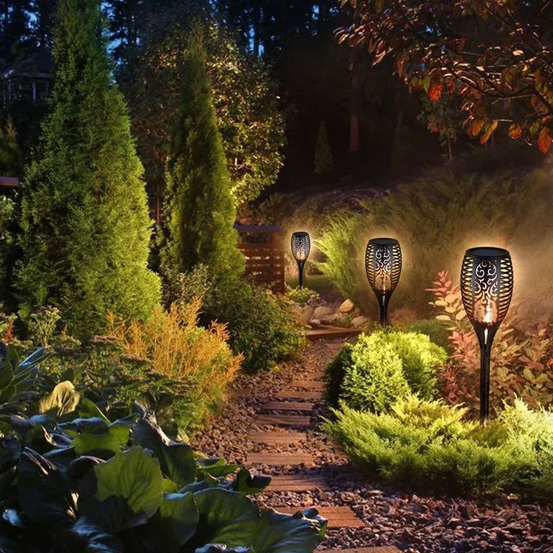 Винтажный светодиодный солнечный светильник, датчик света, садовый декор, водонепроницаемый дворцовый фонарь, ландшафтный свет, уличная Индукционная лампа