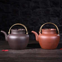 Ручной работы большой Zisha Чайник большой емкости руды Исин с фильтром Дракон яйцо заварочный чайник 1500 мл большой чайник