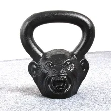 18 фунтов гримаса стиль подъема горшок гантели сушки Лаки чайник Белл Strength training Гиря для фитнеса