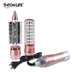 TINTON LIFE Professional фен для волос электрическая ГРЕБЕНКА 2 в 1 Multi функция инструменты укладки набор Фен