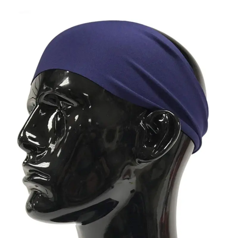 Для женщин и мужчин Спорт Йога стрейч повязка на голову обертывание Тренажерный Зал Фитнес Эластичный Напульсник повязка для волос