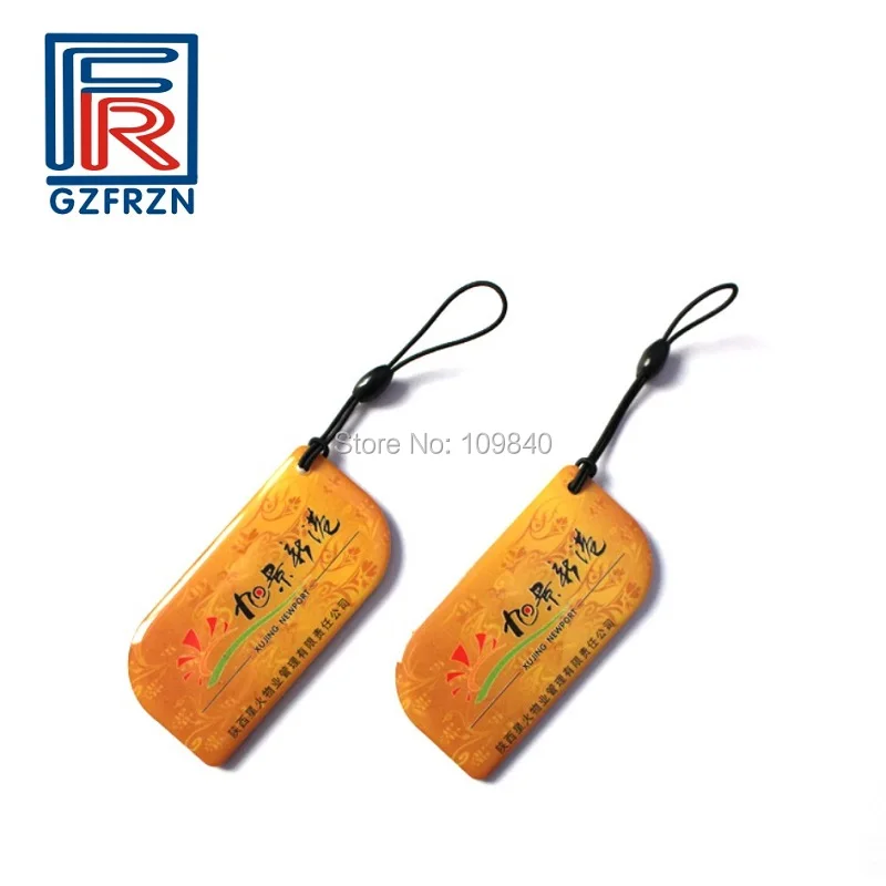 1000 шт. пользовательские T5577 RFID Смола бирка с cmyk печати водонепроницаемый для доступа карты, гостиница ключ-карта