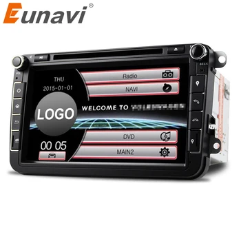 شراءEunavi 2Din 8 ''مشغل أسطوانات للسيارة راديو لاعب لتحديد المواقع والملاحة لشركة فولكس فاجن باسات CC بولو جولف 5 6 توران EOS T5 شاران جيتا تيجوان كاميرا مج...