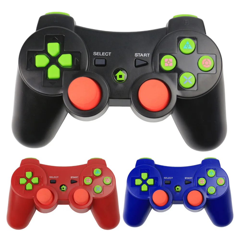 

Bevigac Wireless Bluetooth Double Shock Vibration Controller Gamepad Joystick for Sony Playstation 3 PS3 PS 3 Controle Gadget