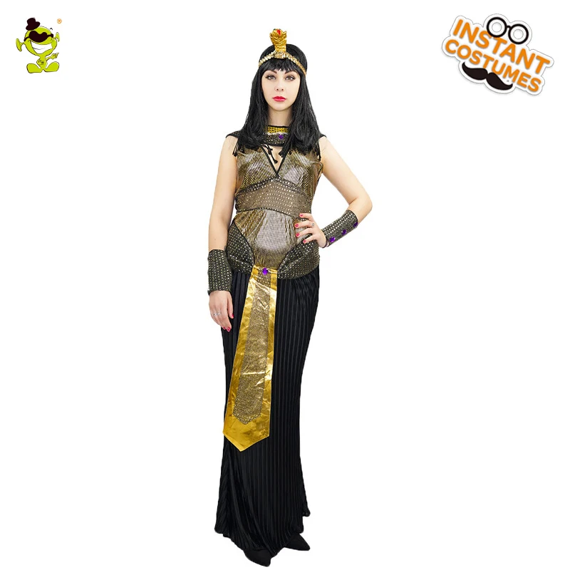 Deluxe Empress Of the Nile Costume Women Noble Egyptain Cleopatra Cosplay Outfit