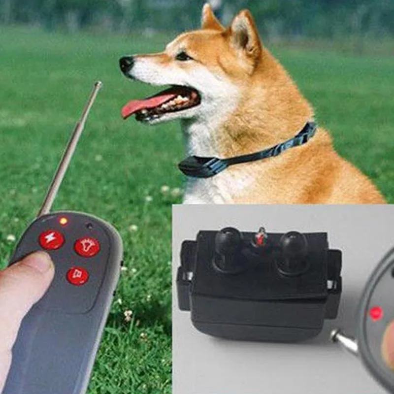 

4 in 1 Remote Pet Trainer Dog Electric Shock Vibrate Training Collar Remote Trainer for 1 Medium/large Dogs