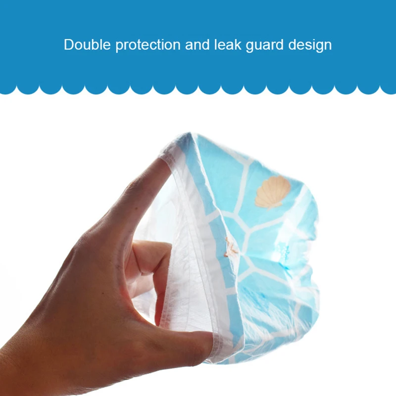 Adult Baby Diaper Disposable Infant Leakproof Waterproof Swimming Nappies Adjustable Newborn Baby Swim Diapers Cartoon Bear Diaper For Boys Girls