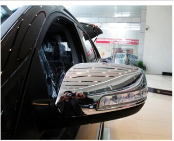

Automobile(2/p)Chromium Styling Rearview mirror covers ABS decorative plating car accessories for KIA Sorento 2013