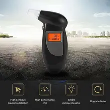 Цифровой профессиональный Алкотестер дыхания тестер жидкого кристалла дисплей спиртовой тестер с подсветкой S6802