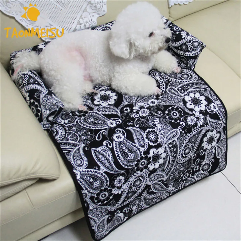 buy Small Sized Car Pet Sofa Luxury Pet Dog Sofa Bed Pad Dog Cat Puppy Couch Mat Cosy Kennel Pad Cushion Drop Shipping