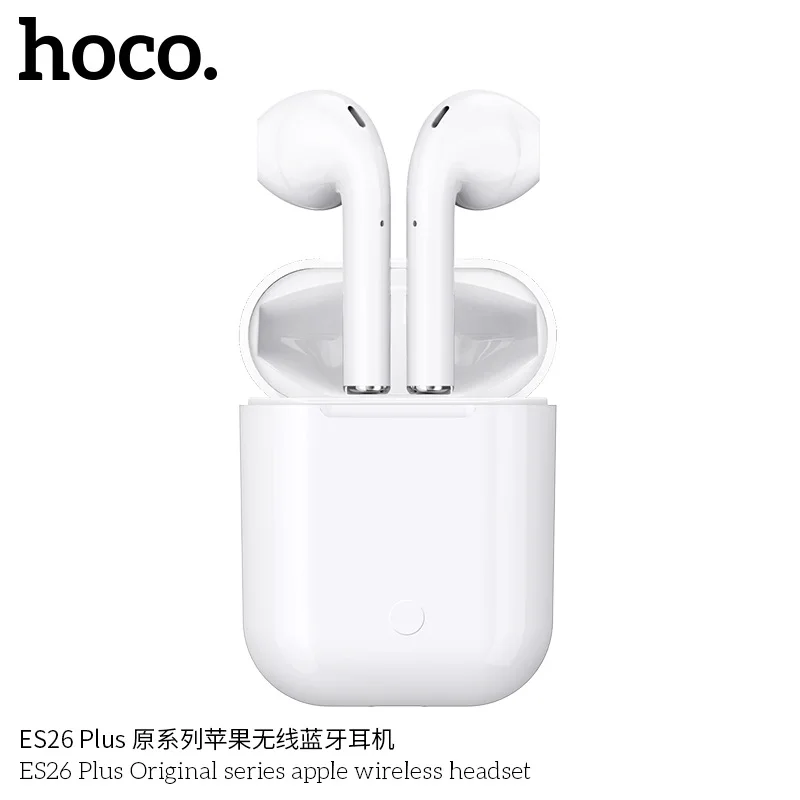 

HOCO ES26 plus Mini Bluetooth Earphones Stereo Bass Wireless Bluetooth 5.0 Headset Earbuds Charging Box+Case for All Smart Phone