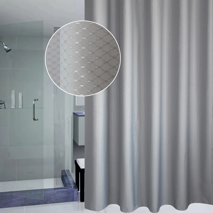 Grey Shower Curtain 14