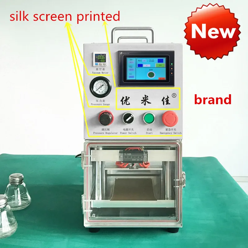 

YMJ mobilephone lcd repair machine oca vacuum laminating machine for samsung s8 s8+ note 8 etc