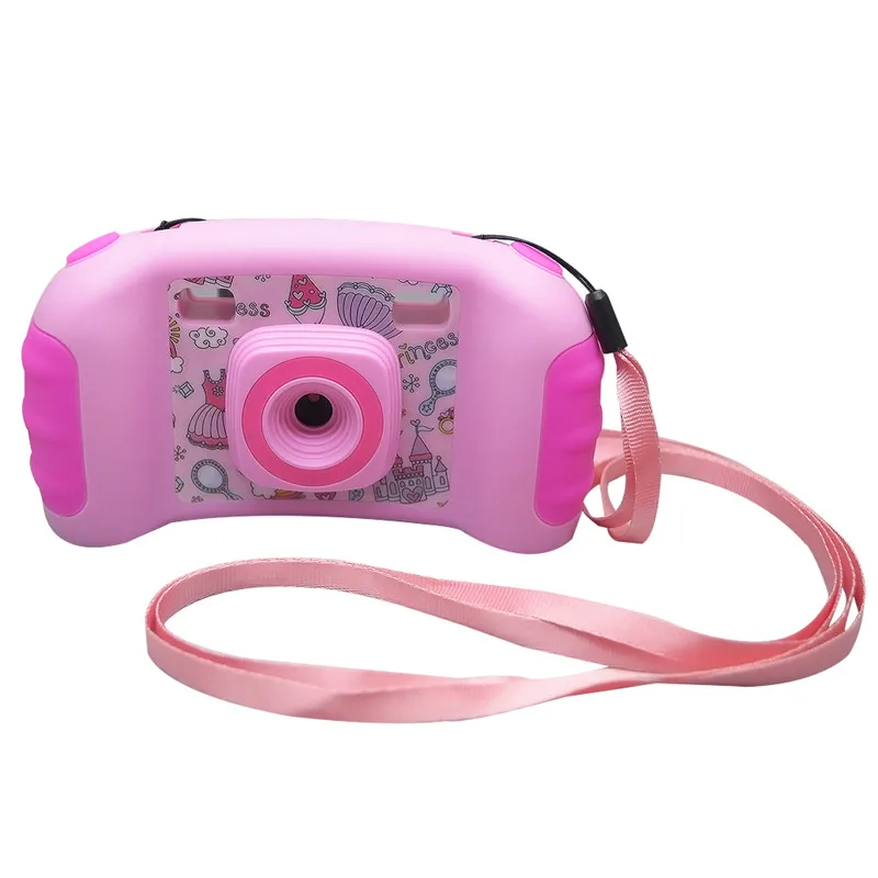 Новейшая модель; 1,77 дюймов HD милые дети действие Камера играть в игры Камера для детей Цифровая видеокамера HD видеокамера DV для подарок на день рождения - Цвет: Pink
