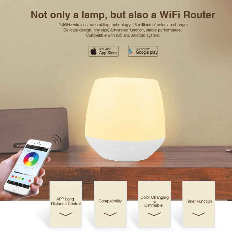 Mi light Smart Night light Wifi iBox1 Led Controller Dimmer table lamp