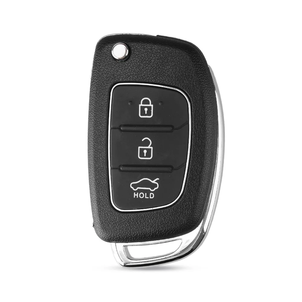 Dandkey сменный Корпус Ключа 3 кнопки для Mistra Hyundai Solaris Ix35 Ix45 Series 2 Verna раскладной чехол