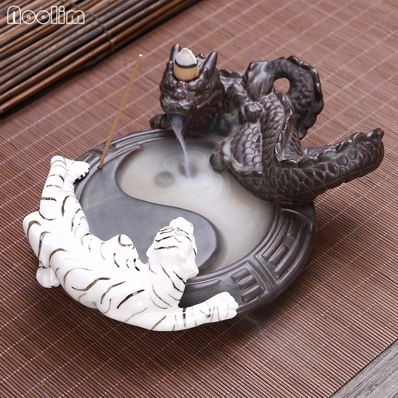 Палочка для благовоний Dragon and White Tiger креативная палочка в виде рыбы фэн шуй