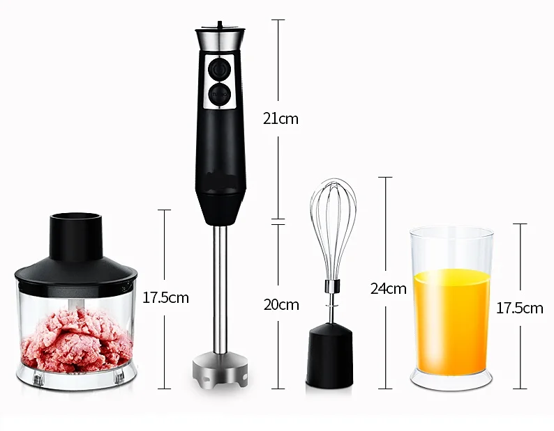 Big power handle blender stick blender sets 3 in 1in Blenders from