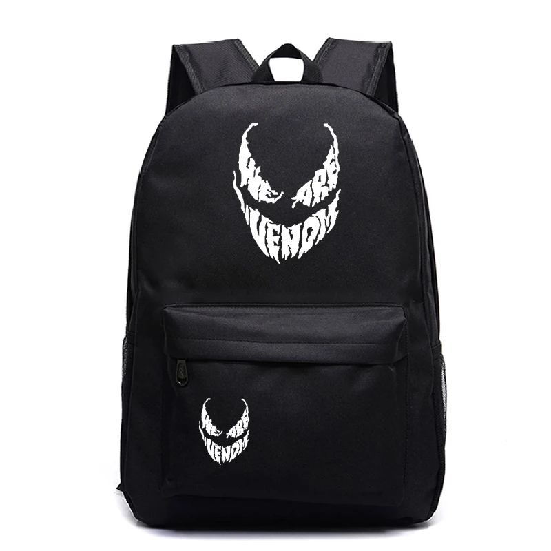 

Venom Backpack School Bags Students Boys Girls Book Rucksack Fashion New Pattern Mochila for Men Teens