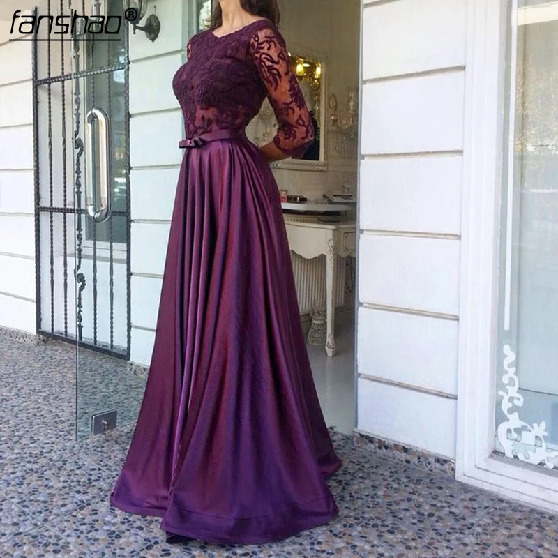 cheap purple evening gowns