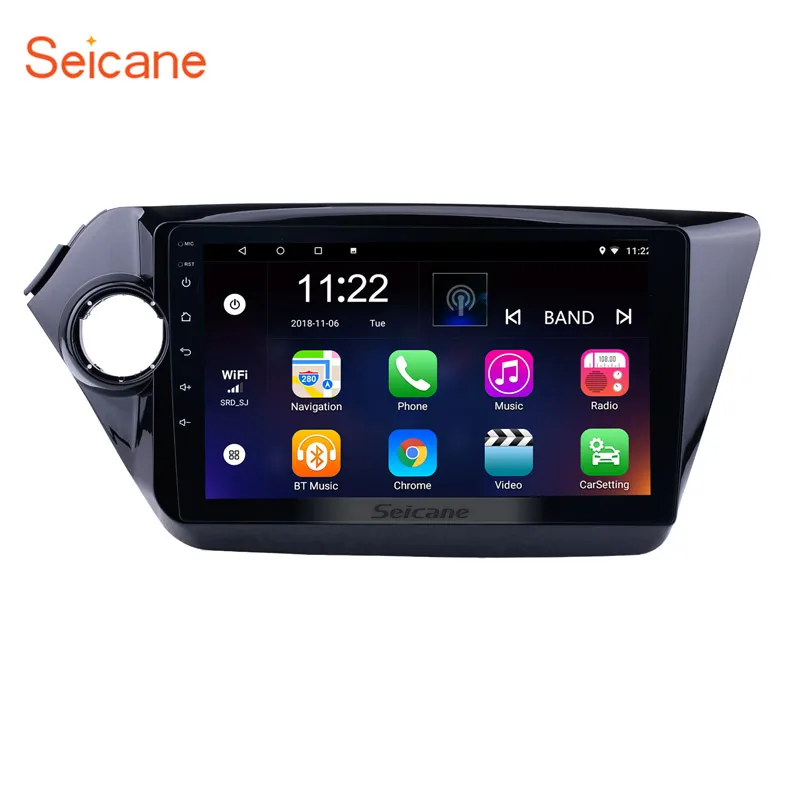 

Seicane 9" Quad-Core Android 8.1/7.1 Bluetooth Car Radio GPS Navi Stereo Unit Player for 2010 2011 2012 2013-2015 Kia K2 RIO