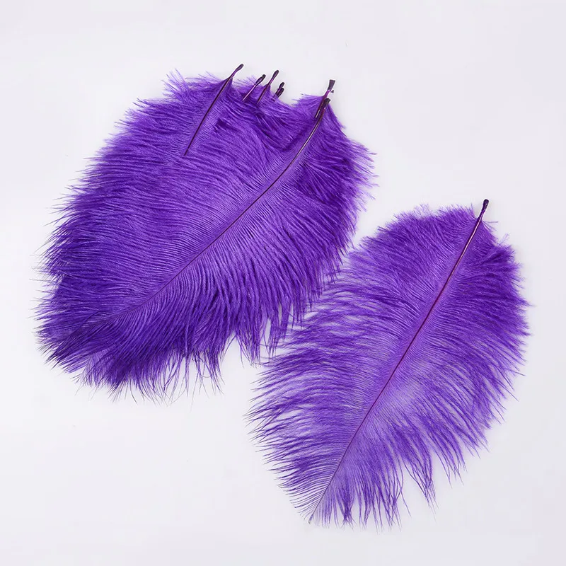 Buy 50Pcs natural purple ostrich feather 15 20 cm / 6