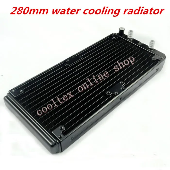 Prix pour 280mm d'eau de refroidissement radiateur pour Puce CPU GPU VGA RAM Laser de refroidissement refroidisseur En Aluminium Échangeur de Chaleur Prix pour 280mm d'eau de refroidissement radiateur pour Puce CPU GPU VGA RAM Laser de refroidissement refroidisseur En Aluminium Échangeur de Chaleur