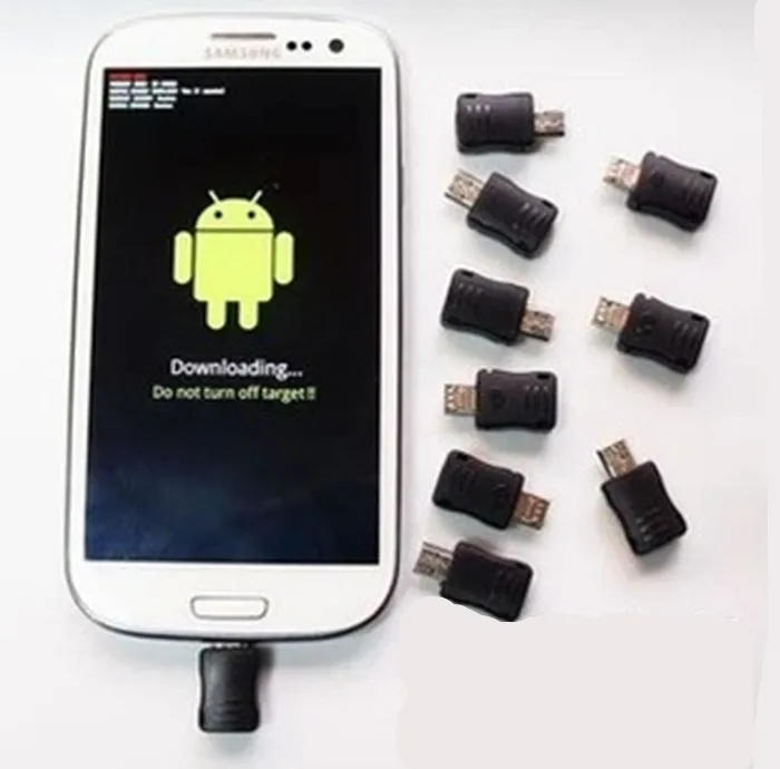 Новое поступление Micro USB Jig Dongle для samsung I9100 I9220 I9300 I9500 режим загрузки Unbrick