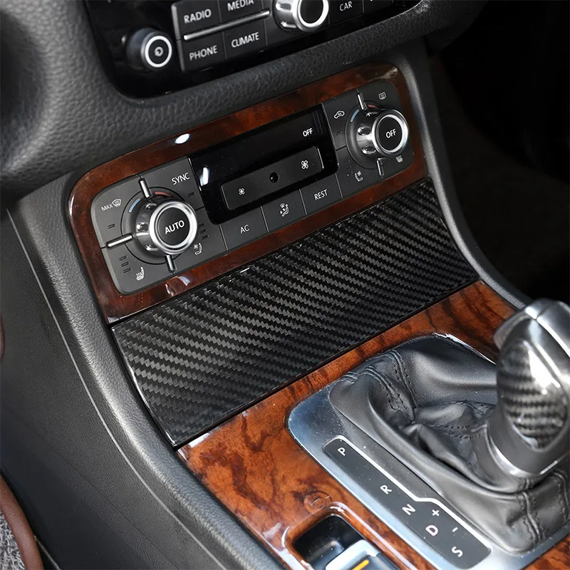 Материал из настоящего углеродного волокна для Volkswagen Touareg 2011-2018 Автомобильный