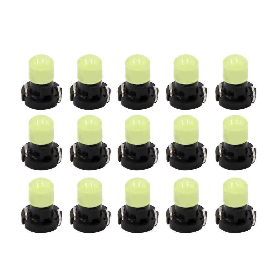 Uxcell 15Pcs 12V Ice Blue T3 Car Wedge Led Dash Gauge Cruscotto Luce Interna