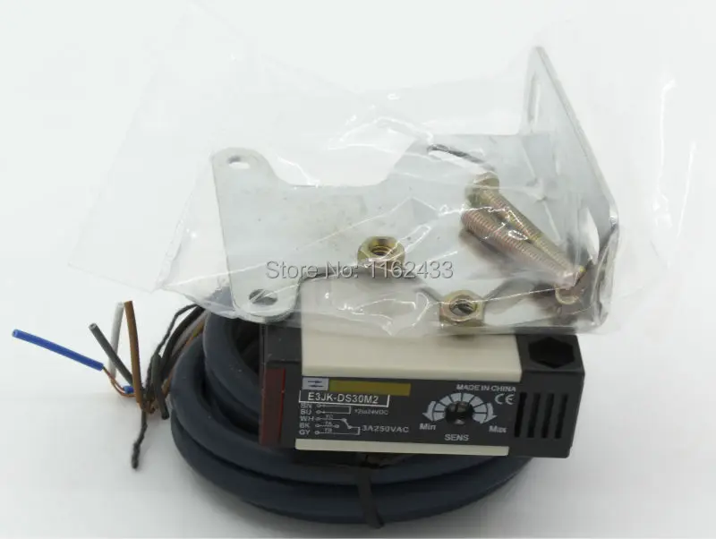 

18x50x50mm 30cm sensing DC 12-24V E3JK-DS30M2 diffuse reflective photoelectric sensor switch 12-24VDC