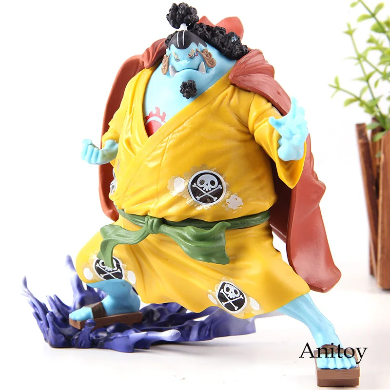 King Of Artist One Piece Jinbe Jimbei Action Figure One Piece PVC Collection Model Toysin