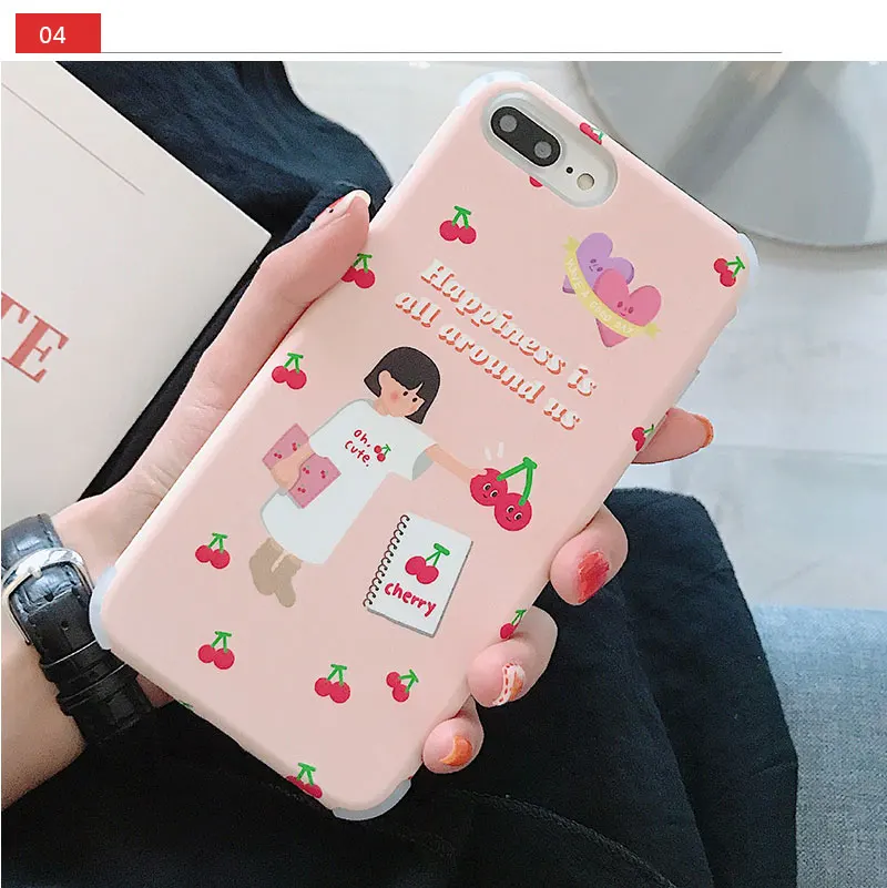 Boy Girl Hard Acrylic Case For iPhone 8 8plus 7 7 Plus Phone Case For iphone 6 s 6s Plus X XR XS Max Cases Cover Funda Capinha   (19)