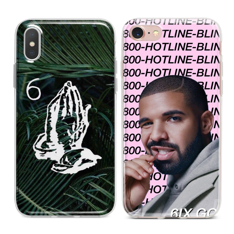 DRAKE RAPPER Fundas Soft TPU Silicone Phone Case Cover for iPhone XS Max XR X 7 8 6 6S Plus 5S 5 SE 5C 4S 4 iPod Touch 5. |