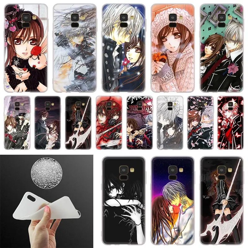

Japan vampire knight Anime Soft Cover Phone Case For Samsung Galaxy A50 A10 A20 A30 A40 A60 A70 A6 A8 Plus A7 A9 2018 A3 A5 2017