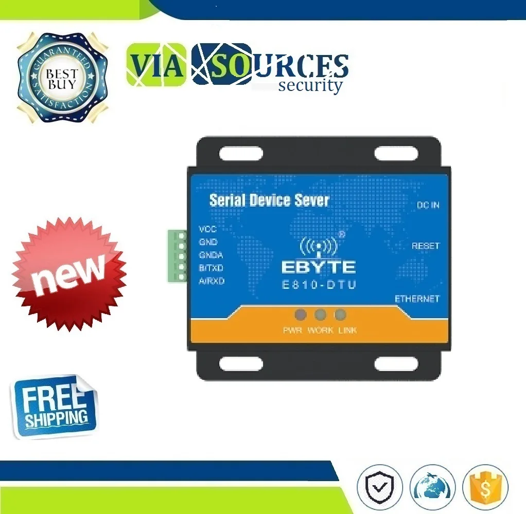 Serial Server Ethernet To Serial Port To RS232/RS485 Network Communication Module TCP/IP Automation Control Serial Server Ethernet To Serial Port To RS232/RS485 Network Communication Module TCP/IP Automation Control