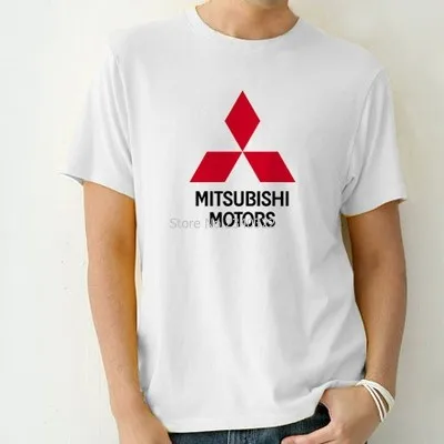 new summer short-sleeved cotton Mitsubishi motors T-shirt For man and woman  fashion T shirt - AliExpress