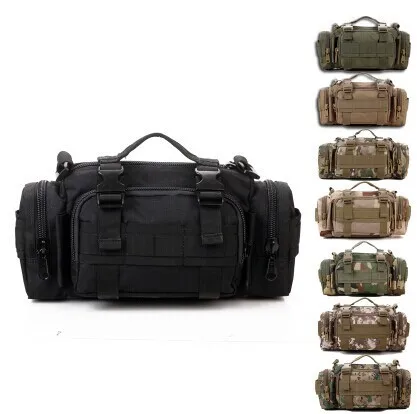 Черный коричневый многоцветный SWAT Molle практичный охотничий поясной кошелек